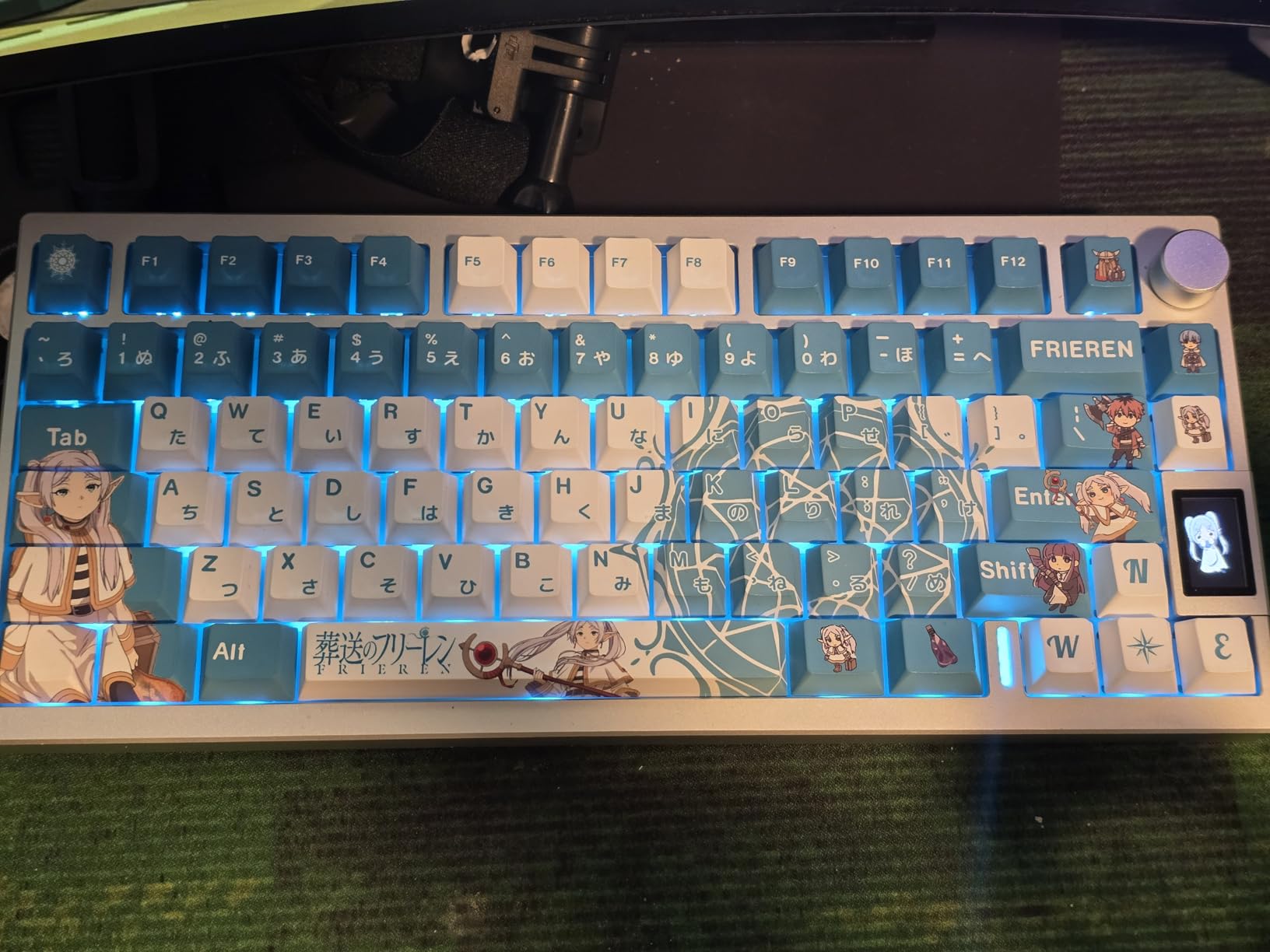 YUNZII AL80 75% Wireless Aluminum Mechanical Keyboard(Silver,Cocoa Cream) customer photo 1
