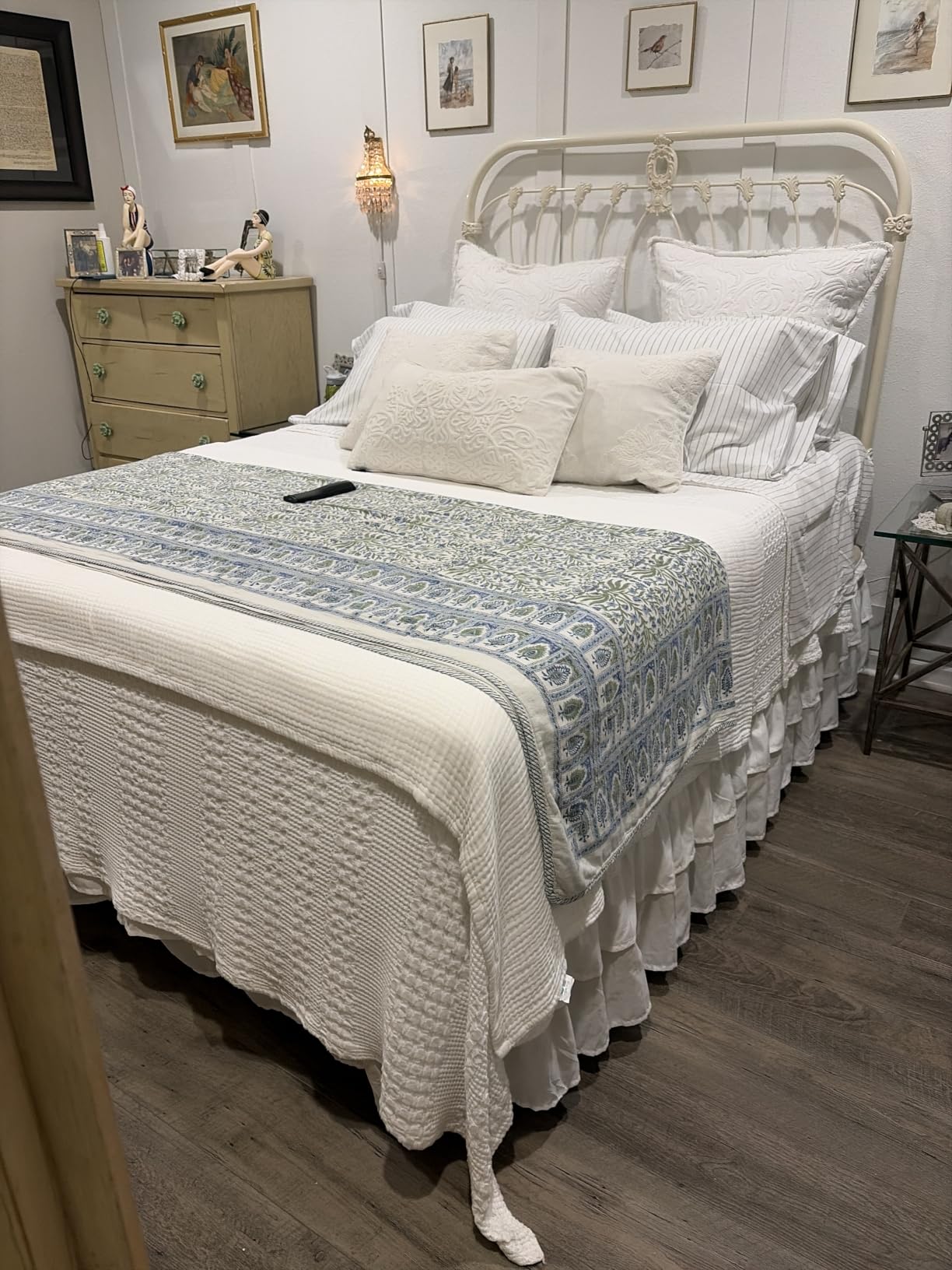 Casa Platino Full Bed Sheets – Breathable 6 Piece Percale Cooling Full Sheets with Crisp Feel, with 15 Inch Deep Pocket Fitted Sheet, Ultra Soft & Cozy Feel, Fit – Ivory customer photo 2