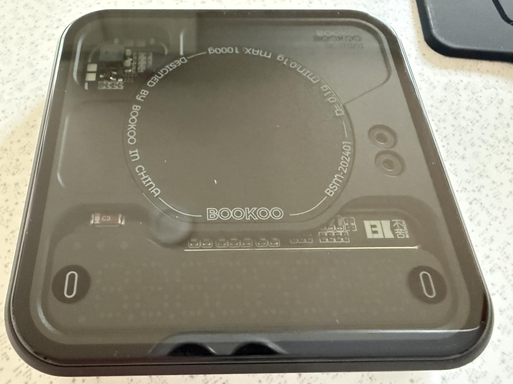 BOOKOO Coffee Scale Espresso Scale with Timer Mini Digtial Coffee Scale Rechargeable with Auto Mode Flow Rate Mode for Coffee Extraction Scale for Coffee APP Bluetooth Connection Coffee Bean Scale customer photo 2