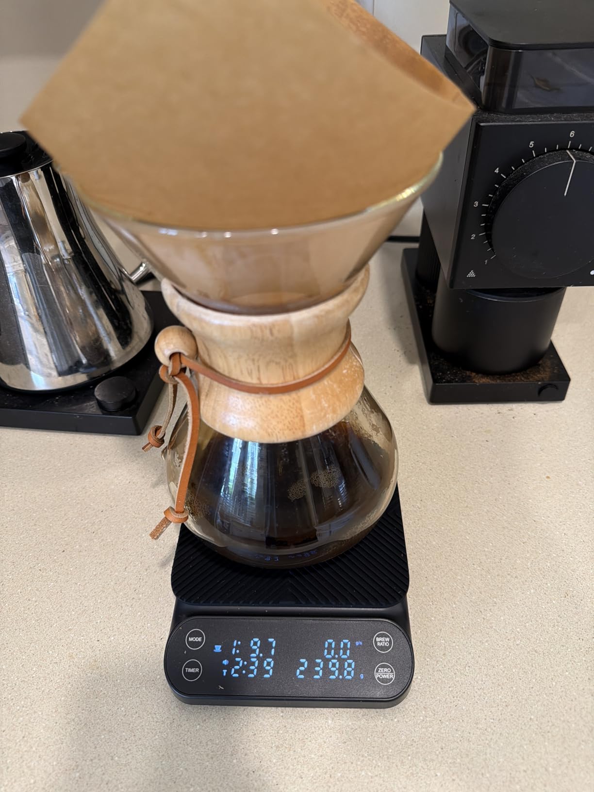 Maestri House S3 Pour Over Coffee Scale with Timer, 3kg/0.1g customer photo 1