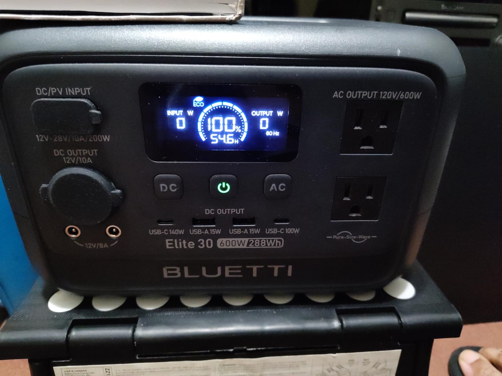 BLUETTI Elite 30 V2 Portable Power Station 288Wh 600W LFP Solar Generator customer photo 2