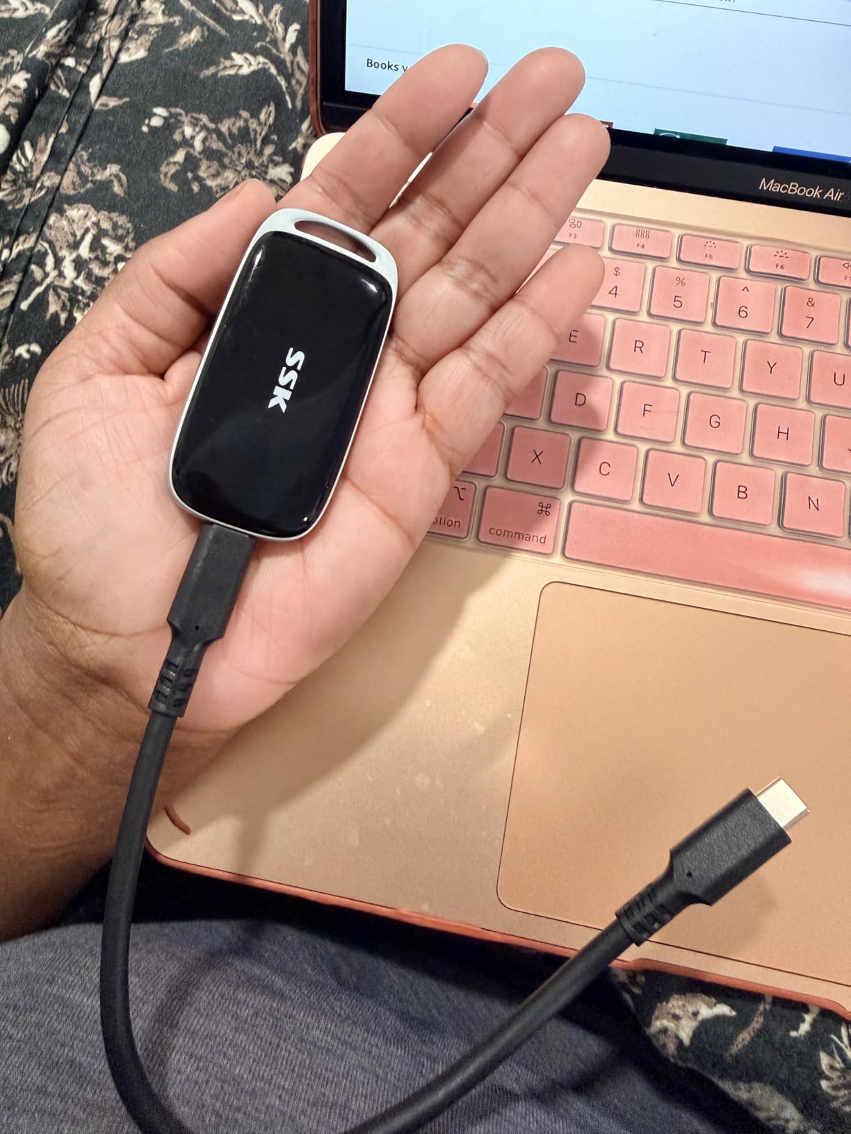 SSK 1TB Portable SSD External Solid State Hard Drive USB3.2 Gen2x2 20Gbps customer photo 1