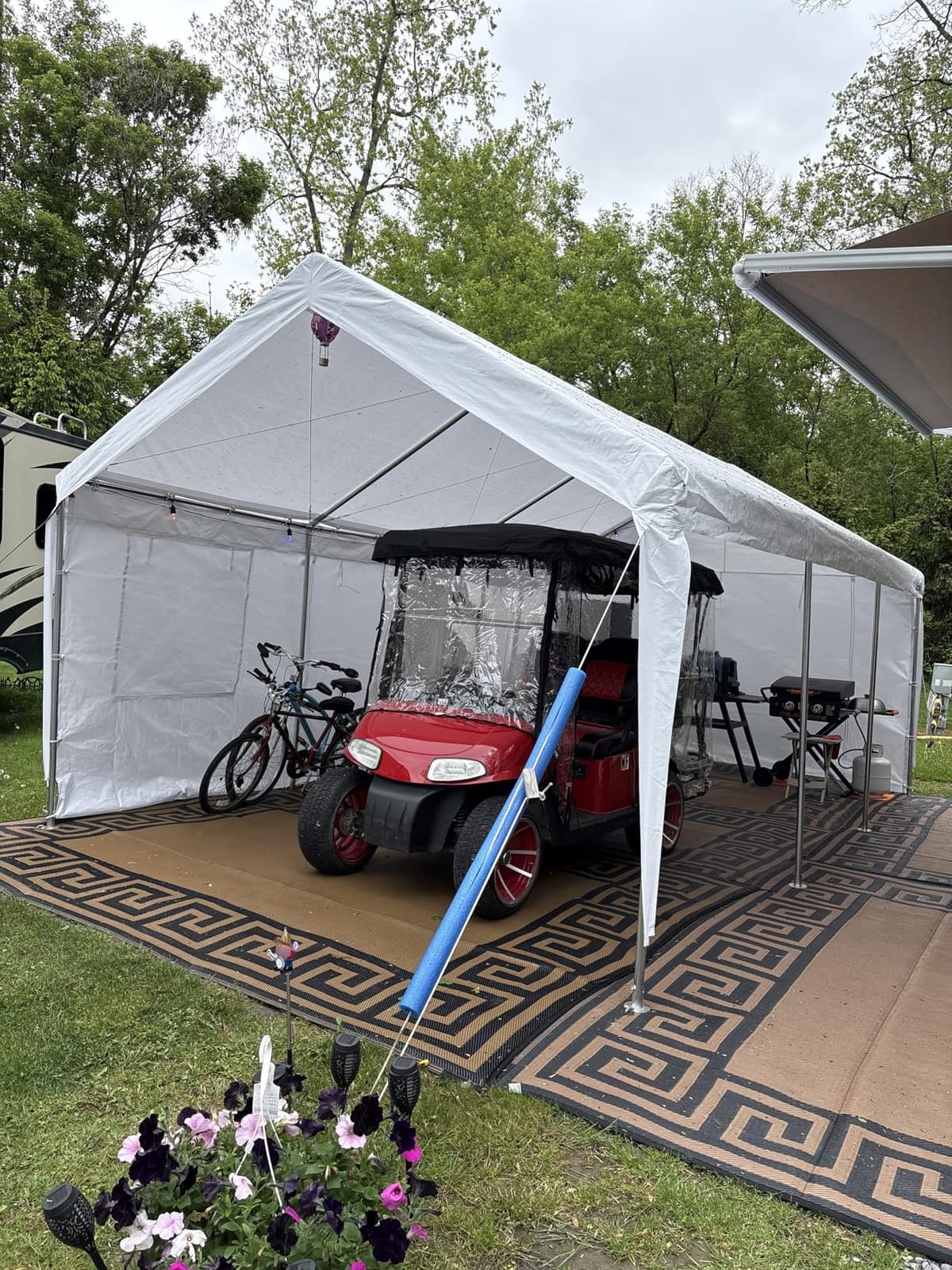 Quictent 10x20 ft Carports with Side Zipper Doors customer photo 2