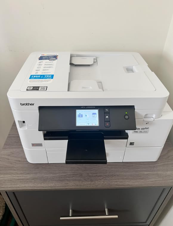 Brother INKvestment 4555 Wireless Color Inkjet All-in-One Printer with 2.7” Color Touchscreen and 2 Paper Trays | Includes Refresh Subscription Trial(1) (MFC-J4555DW) customer photo 1
