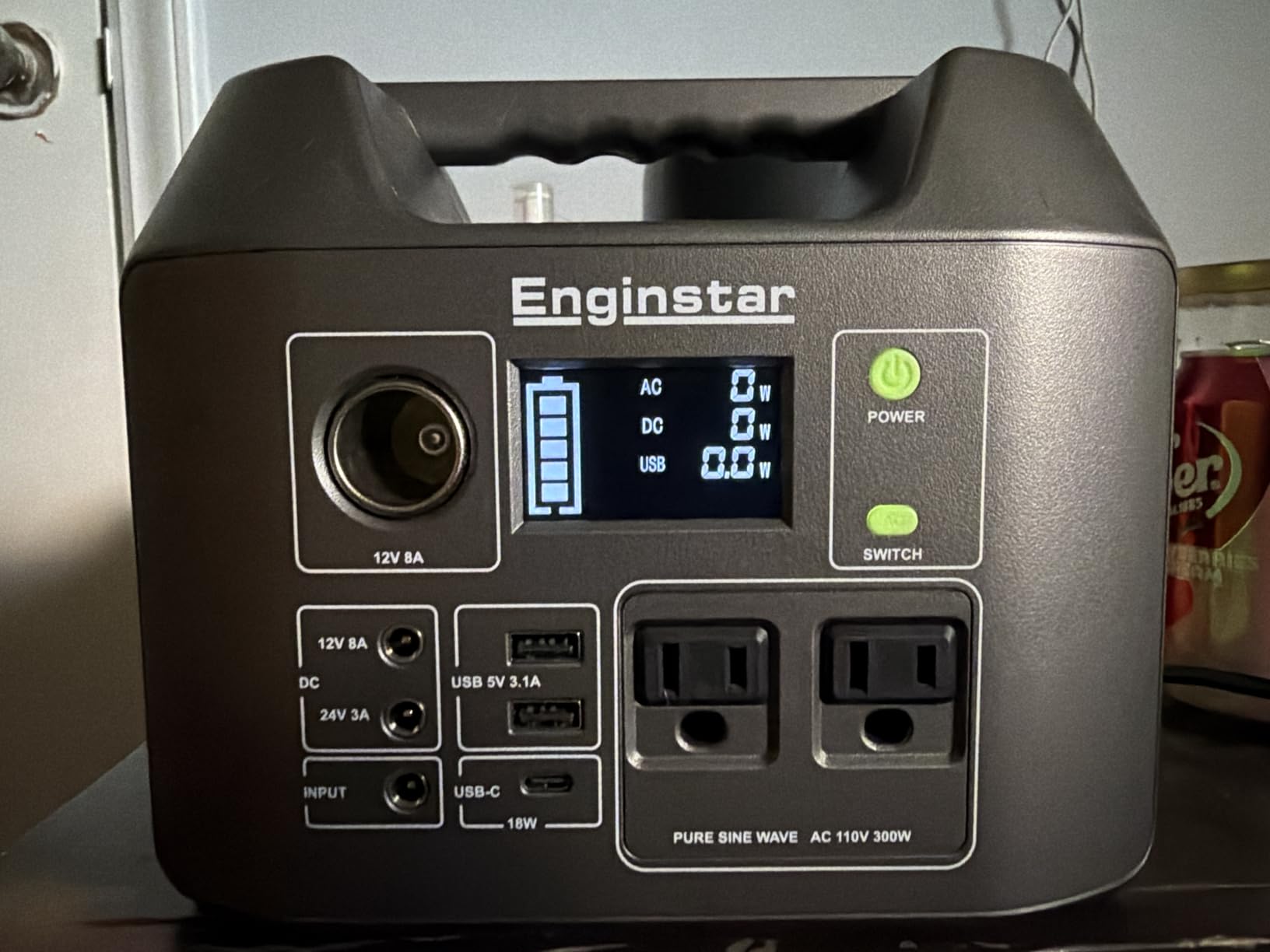 EnginStar Portable Power Station 300W 296Wh Solar Generator customer photo 1