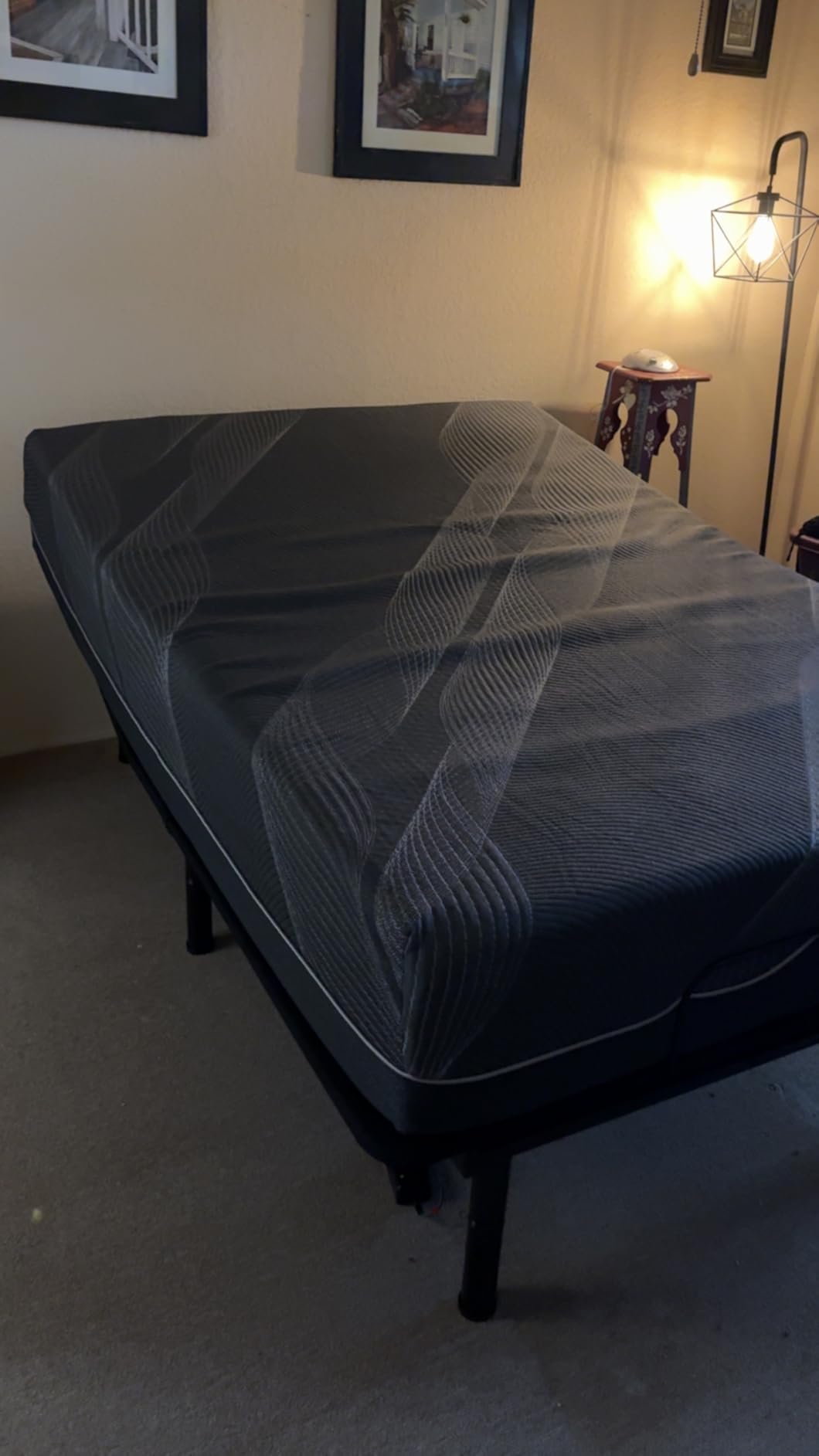 Dyonery Split King Adjustable Bed Frame + 14 Inch Memory Foam Mattress customer photo 1
