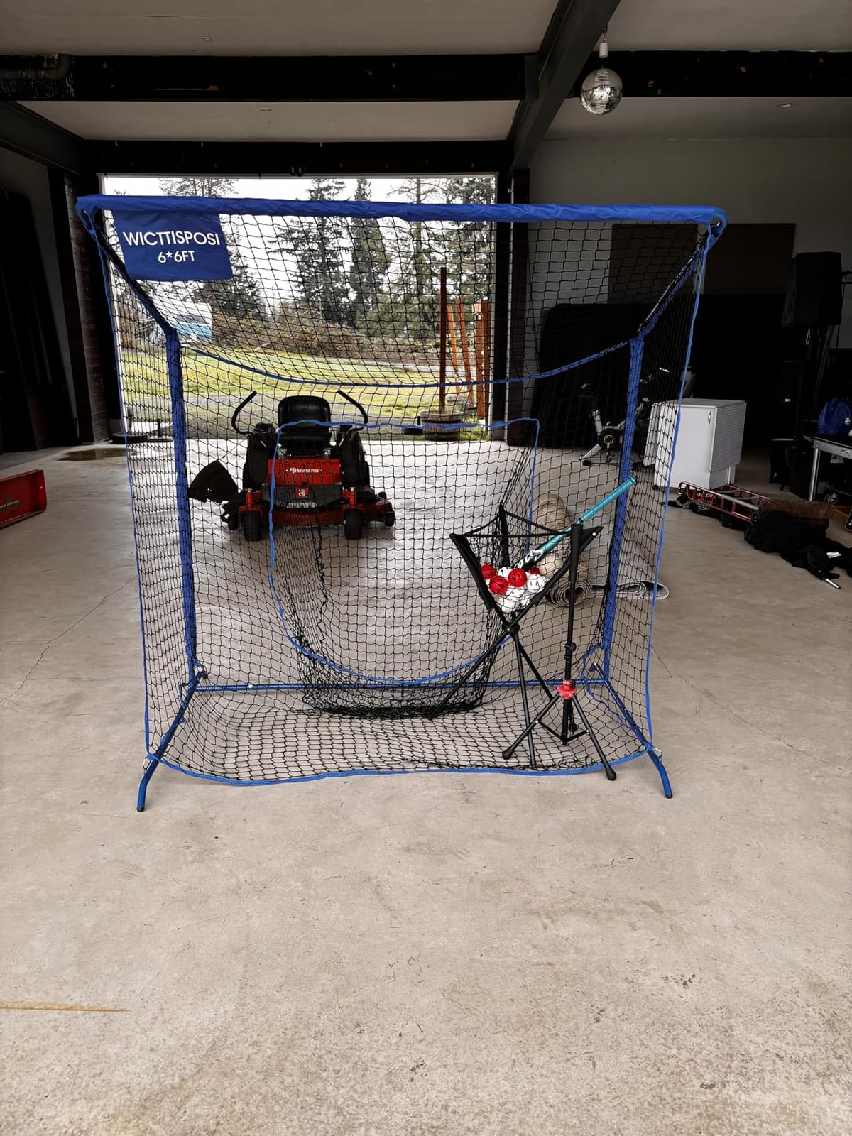 Baseball Softball Net with Blocking System, Batting Cage Practice Net customer photo 1