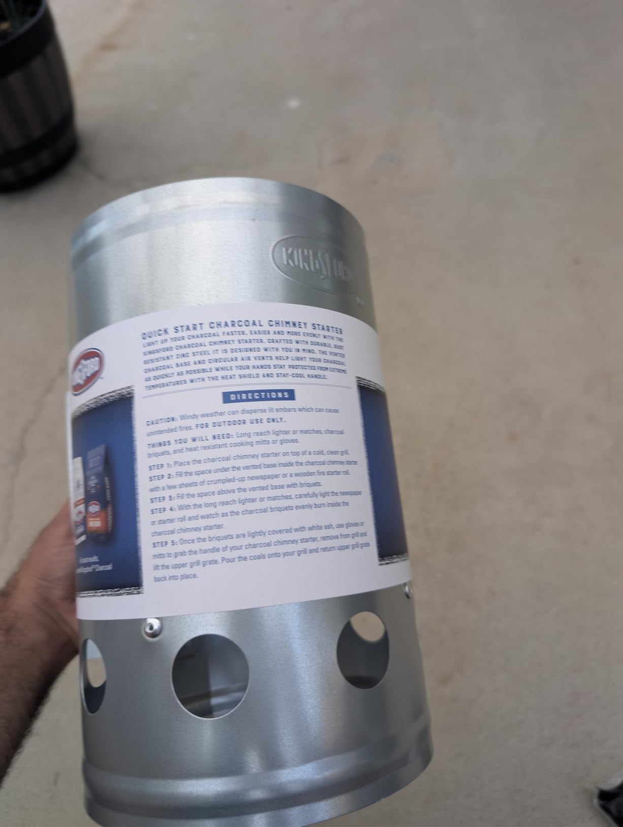 Kingsford Compact Charcoal Chimney Starter for Grills and BBQs customer photo 2