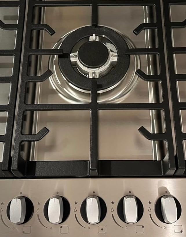 36 Inch Built-in Gas Cooktop 5 Italy SABAF Sealed Burners 40400 BTU customer photo 1