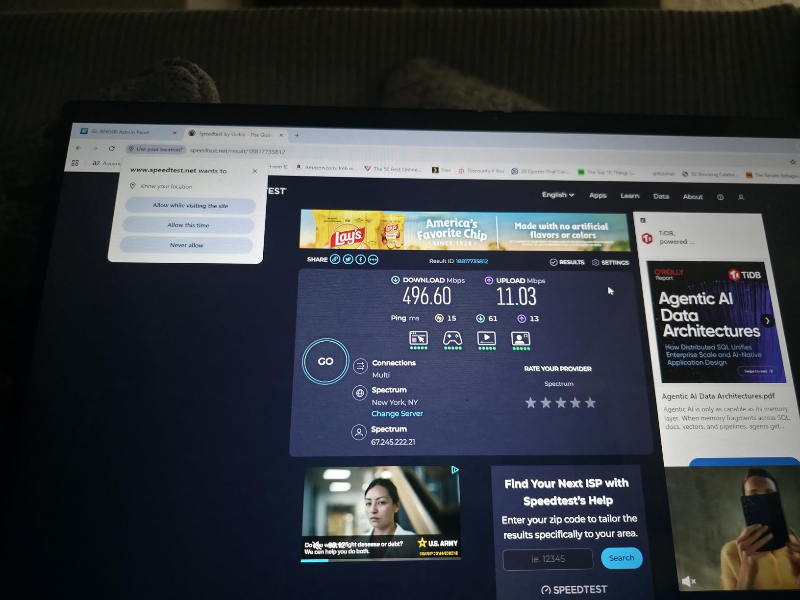 GL.iNet GL-BE6500 Flint 3e Wi-Fi 7 Router with VPN for Home and Gaming customer photo 2