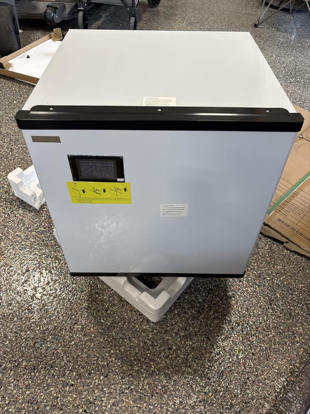 110 lbs Commercial Ice Maker Undercounter Built-in Freestanding Self-Clean customer photo 1