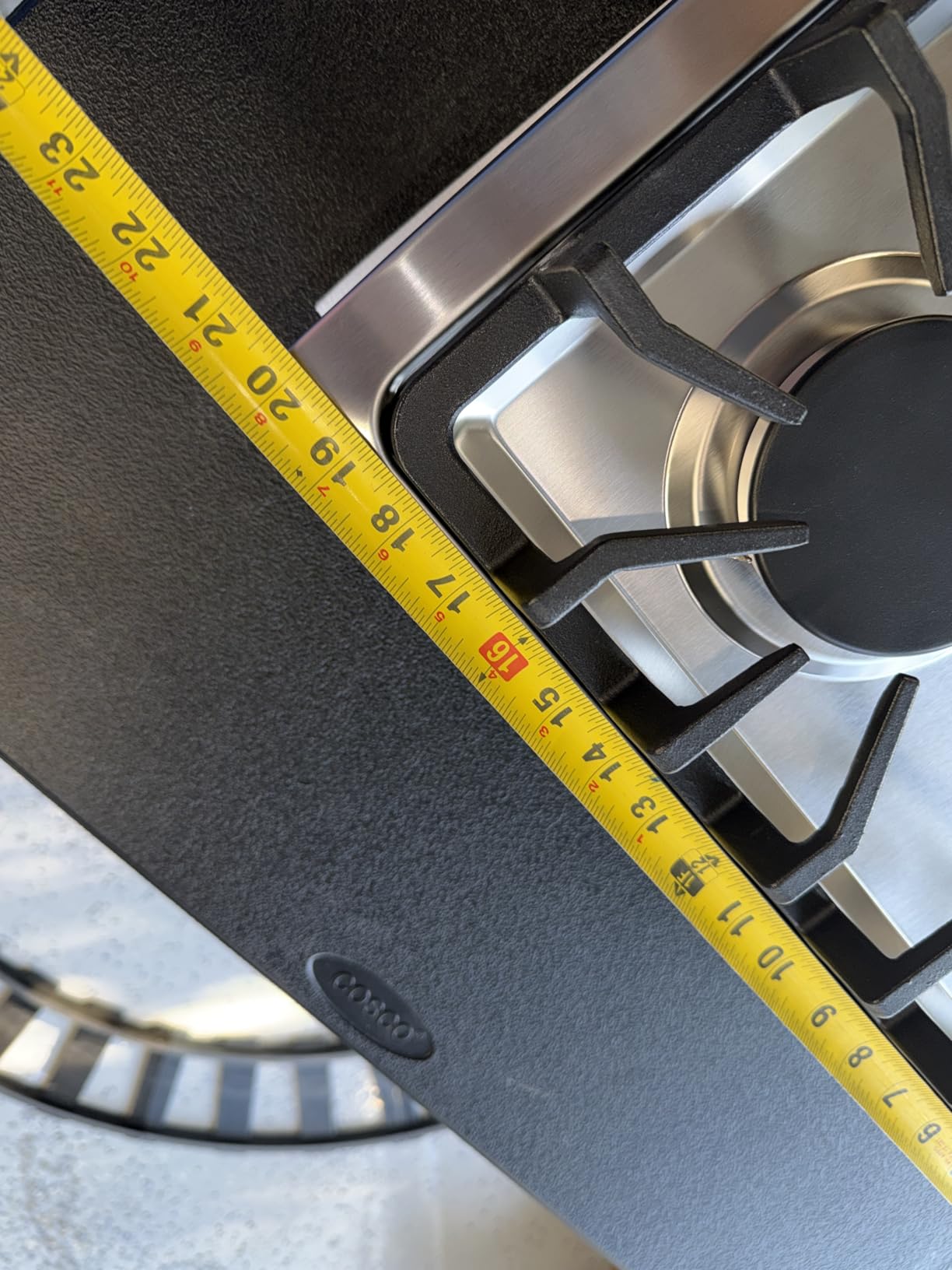 30 inch Gas Cooktop with 5 Italy SABAF Powerful Burners.Max 48,300 BTU/hr Built-in Gas Stove top of 304 Stainless steel,NG/LPG Convertible,ETL. customer photo 2