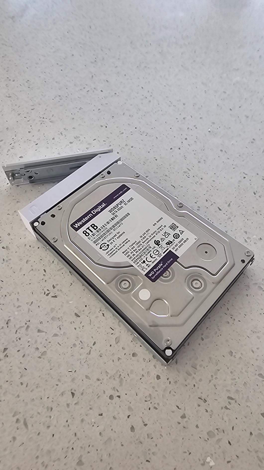 Western Digital 4TB WD Purple Surveillance Internal Hard Drive HDD - SATA 6 Gb/s, 128 MB Cache, 3.5