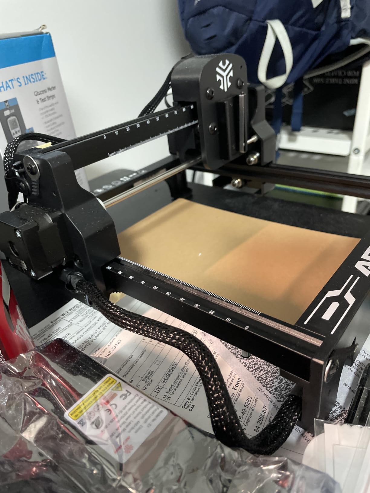 Acmer S2 20W Laser Engraver, Diode Lazer Machine with 25L Air Assist customer photo 2