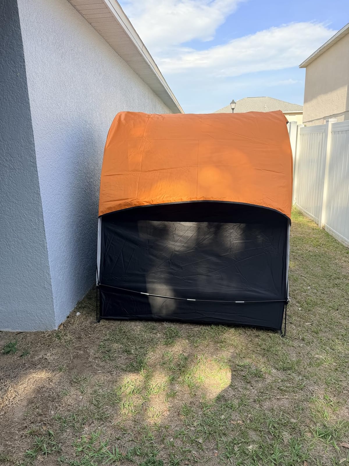 Upgraded Bike Tent with Rain Cover, Outdoor Storage Shed for 4-5 Bikes customer photo 1