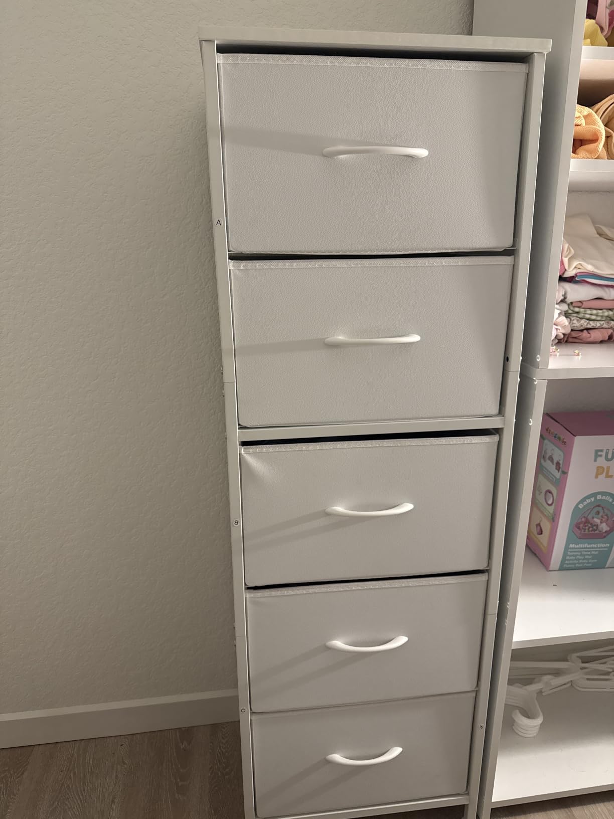Sweetcrispy Dresser for Bedroom, 4 Drawer Storage Cabinet, Tall Nightstand customer photo 2
