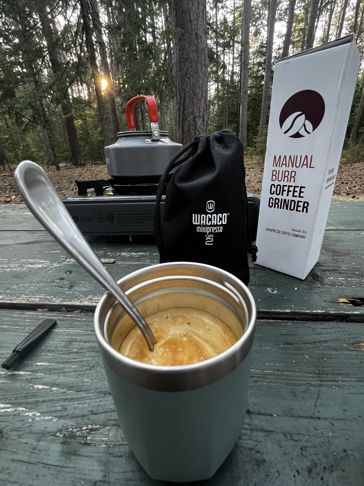 WACACO Minipresso GR2 Portable Coffee Maker For Ground Coffee (Copper Clay) customer photo 2