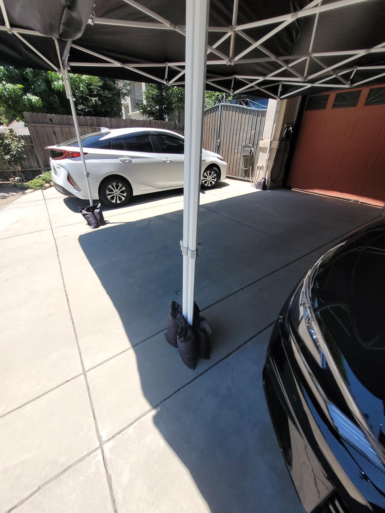 HOTEEL 10x20 Pop Up Canopy Tent, Upgraded Thickened Hexagonal Legs, White customer photo 1