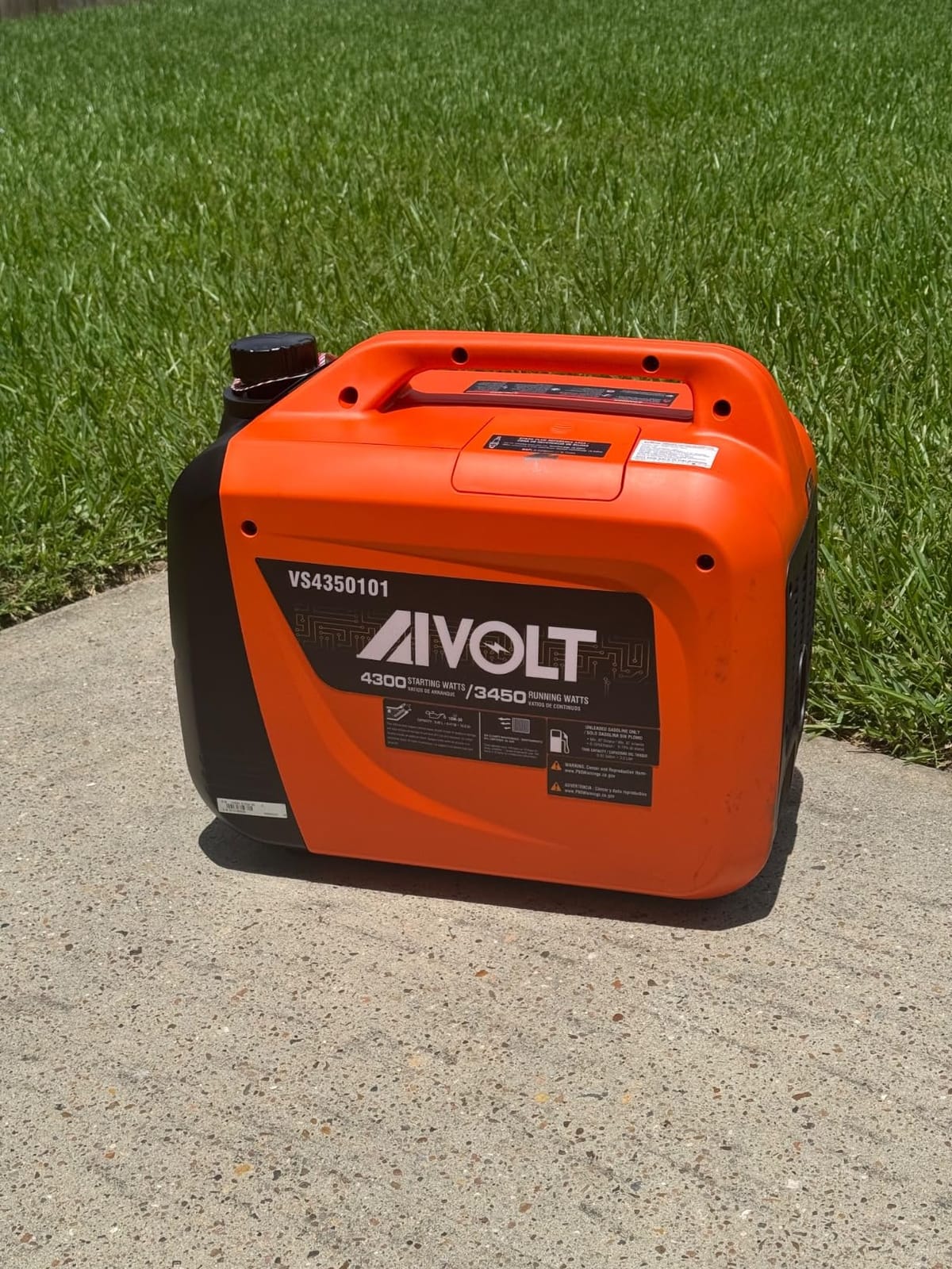AIVOLT 1750W Inverter Generator Portable Gas Generator for Camping Home customer photo 2
