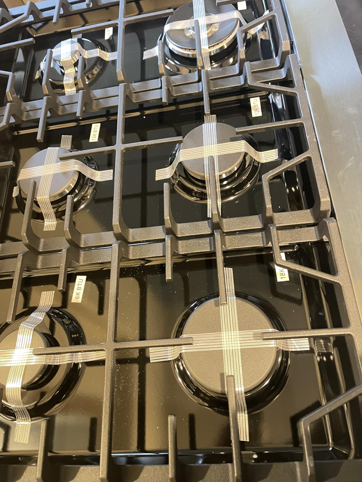AAOBOSI 36 Inch Gas Range with 6 Burners, 6.0 Cu. Ft. Convection Oven customer photo 2