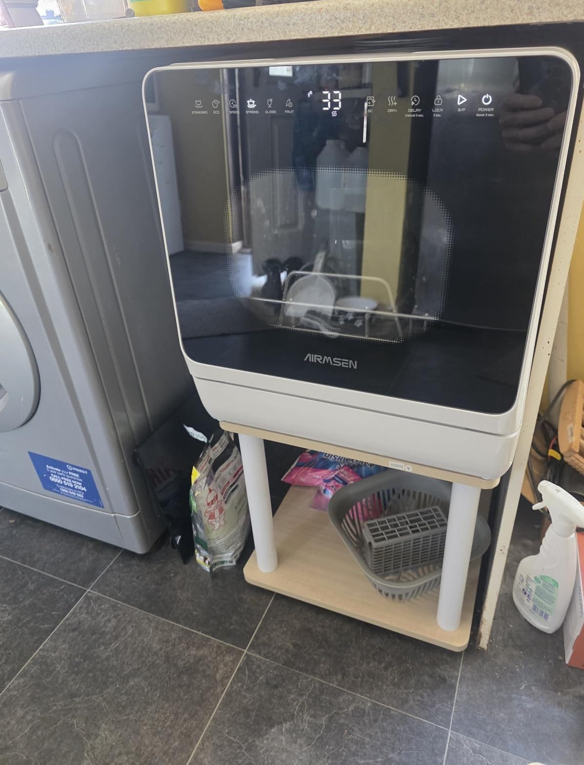 AIRMSEN Countertop Dishwasher with Built-in Water Tank & Softener customer photo 1