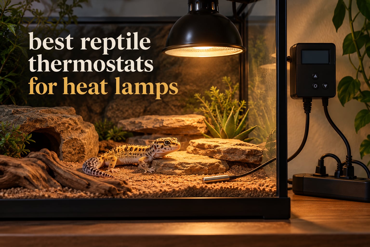 best reptile thermostats for heat lamps