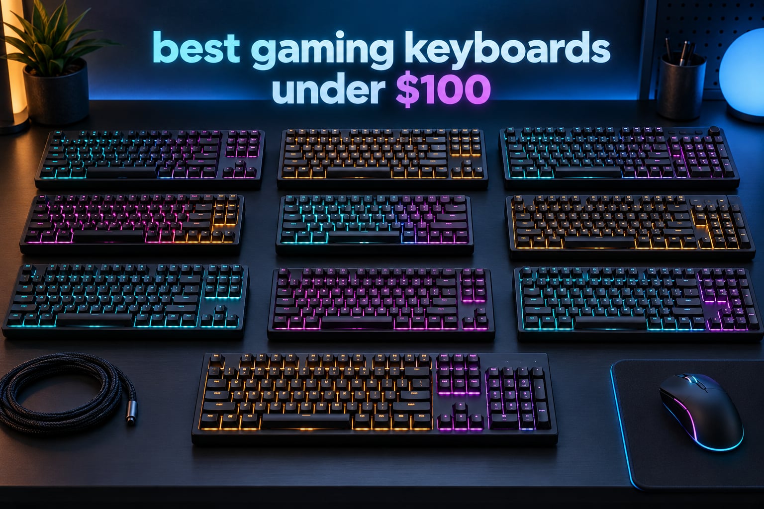 best gaming keyboards under $100