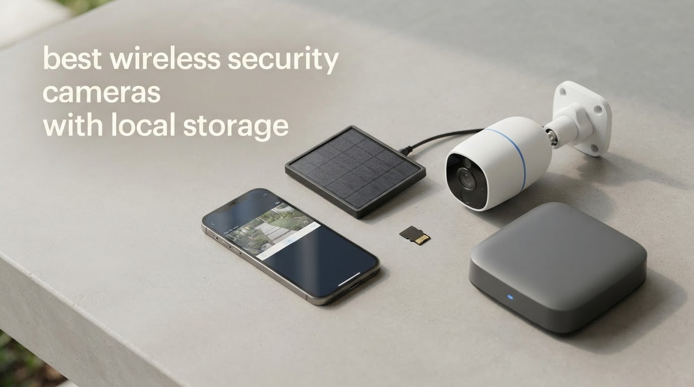 best wireless security cameras with local storage