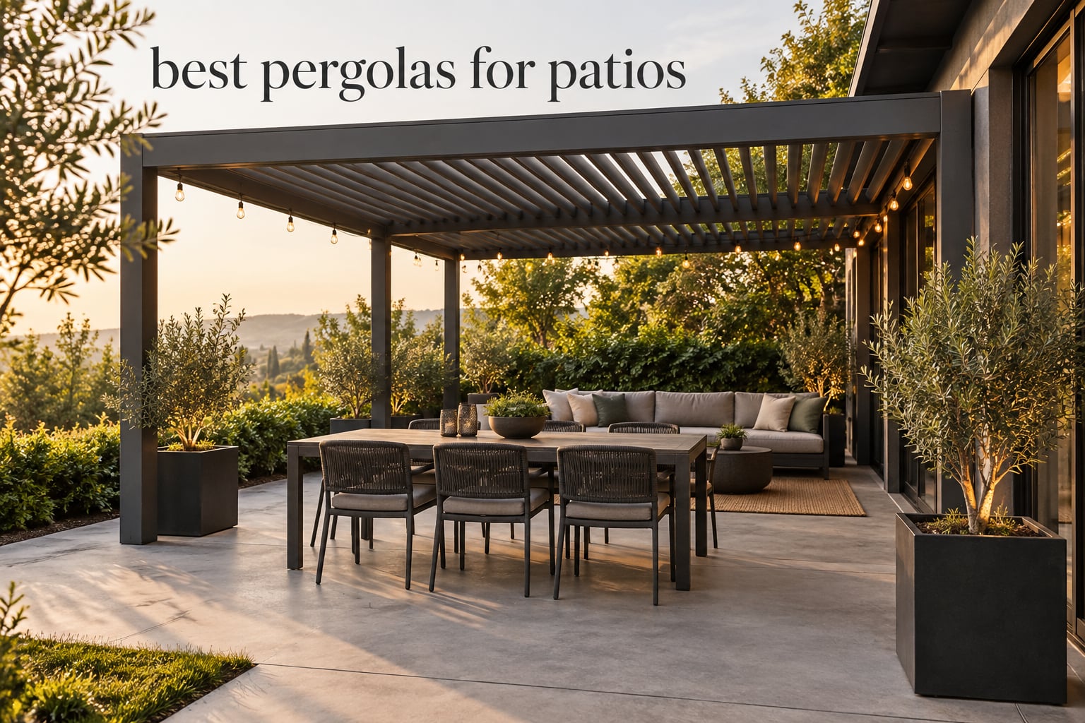 best pergolas for patios