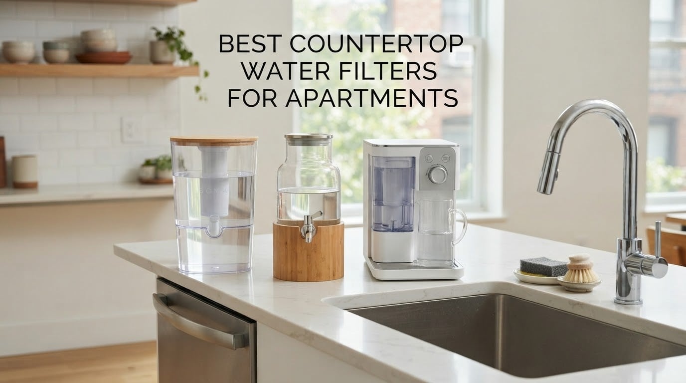 best countertop water filters for apartments