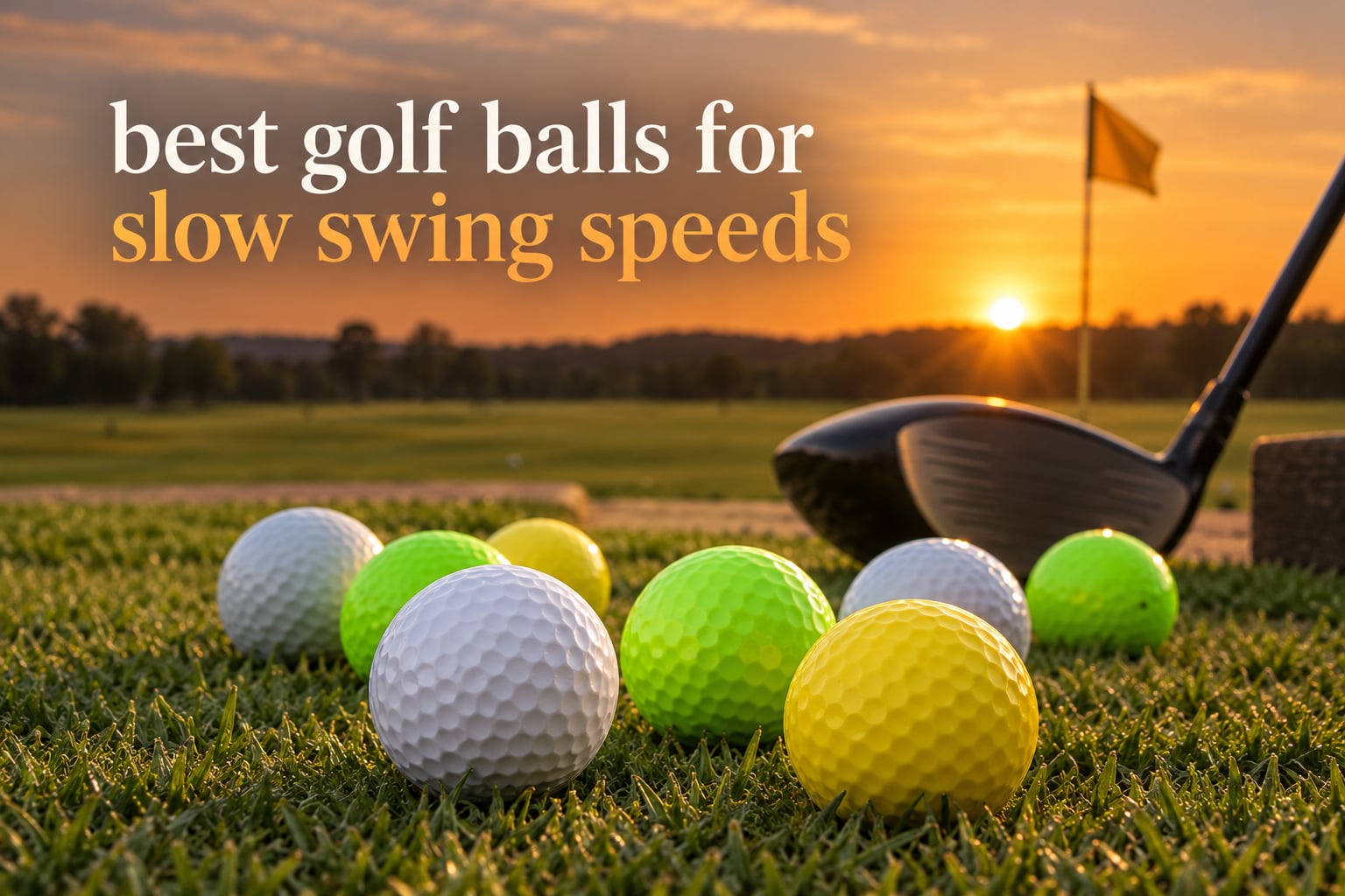 best golf balls for slow swing speeds