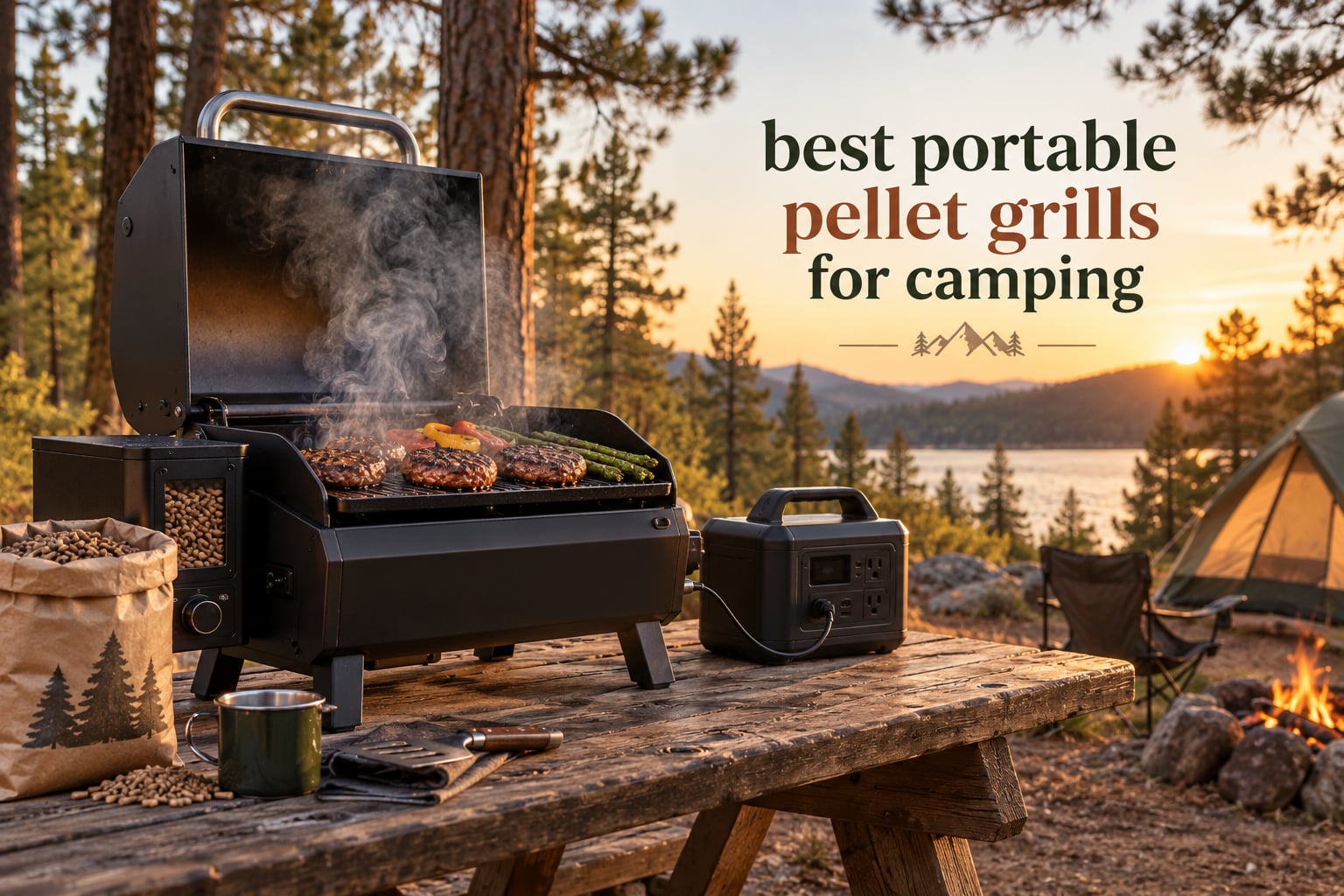 best portable pellet grills for camping