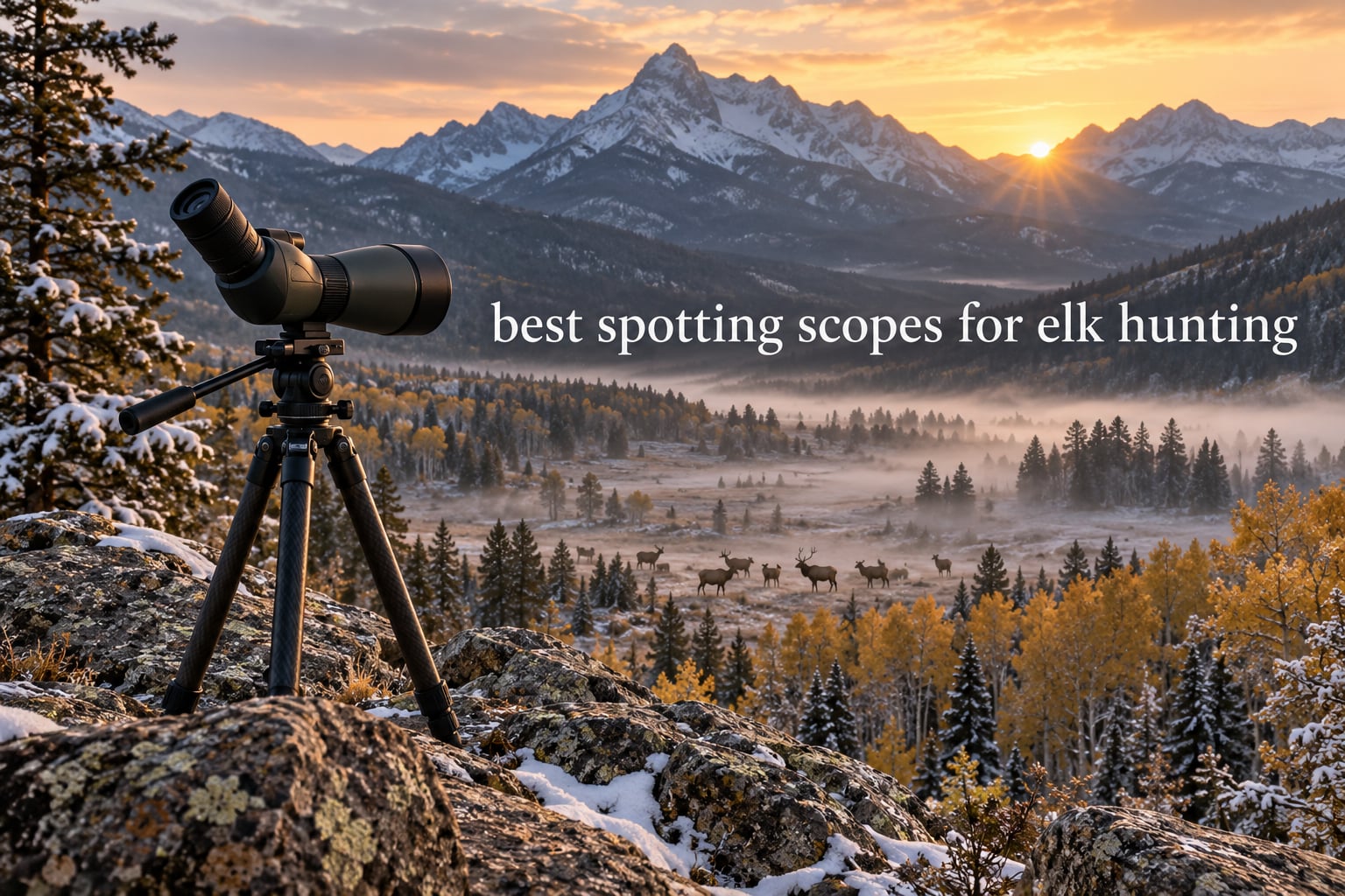 best spotting scopes for elk hunting