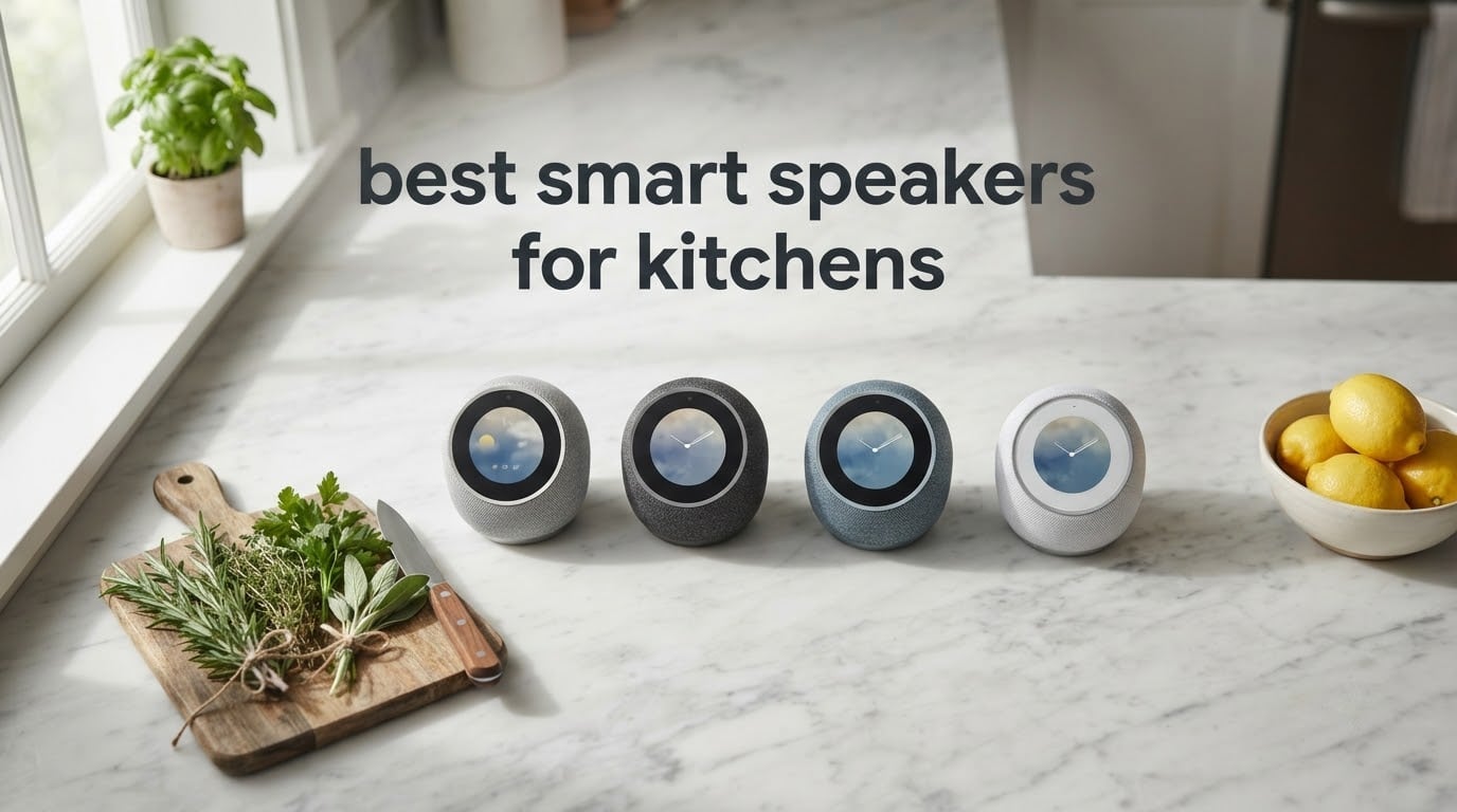 best smart speakers for kitchens