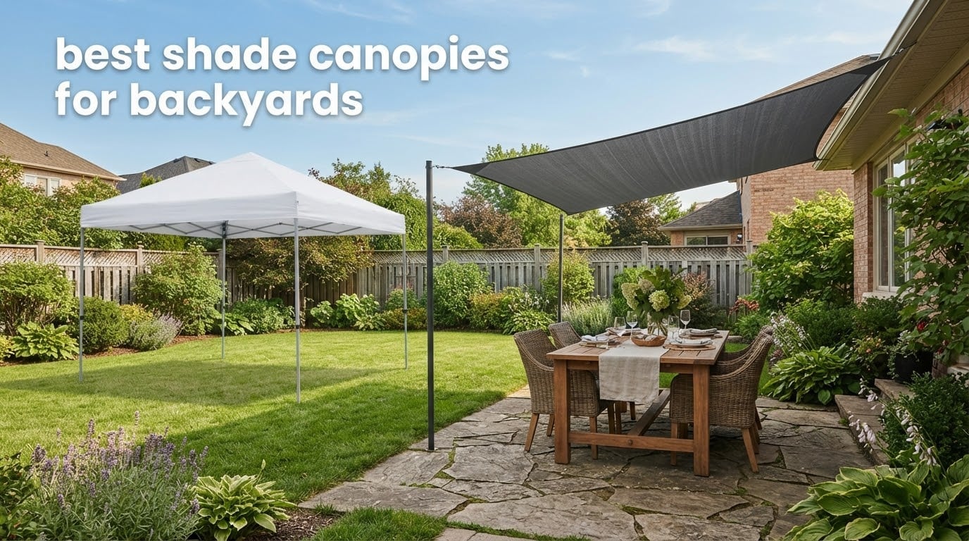 best shade canopies for backyards