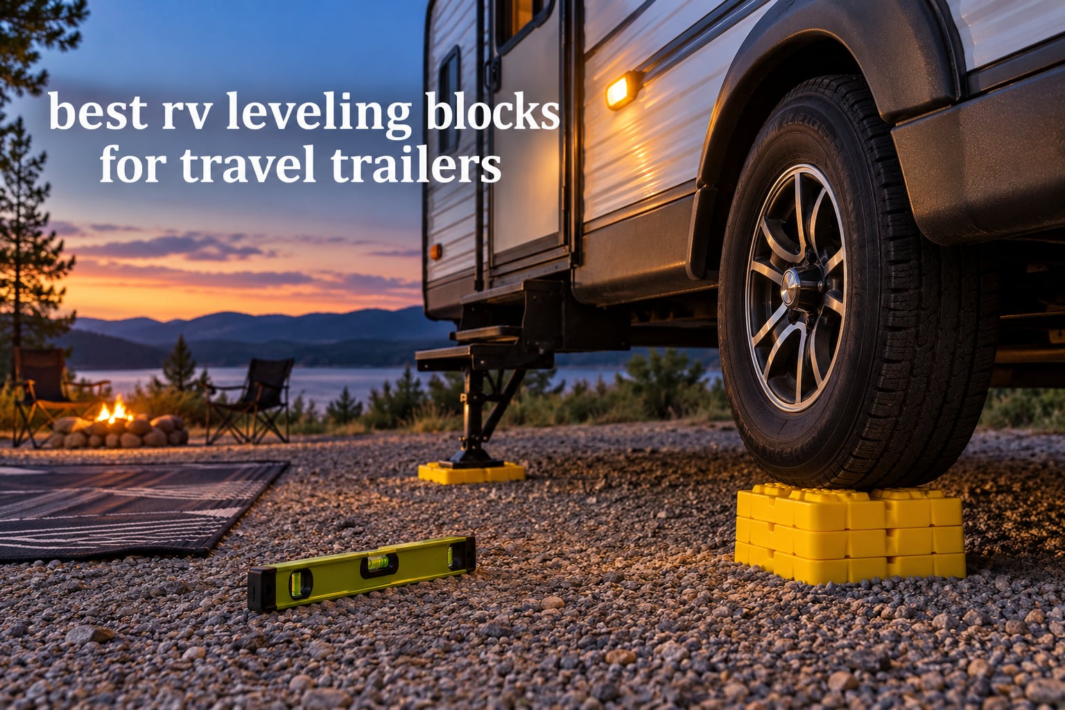 best rv leveling blocks for travel trailers