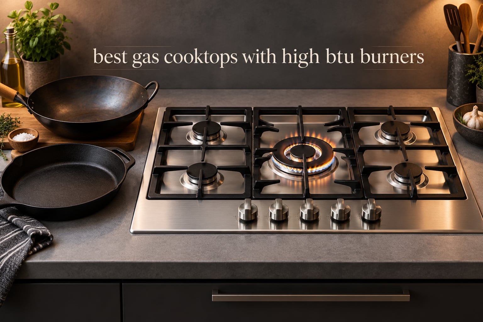 best gas cooktops with high btu burners