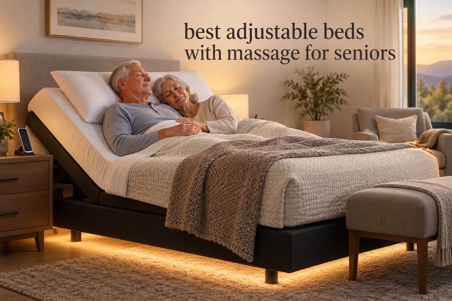 best adjustable beds with massage for seniors