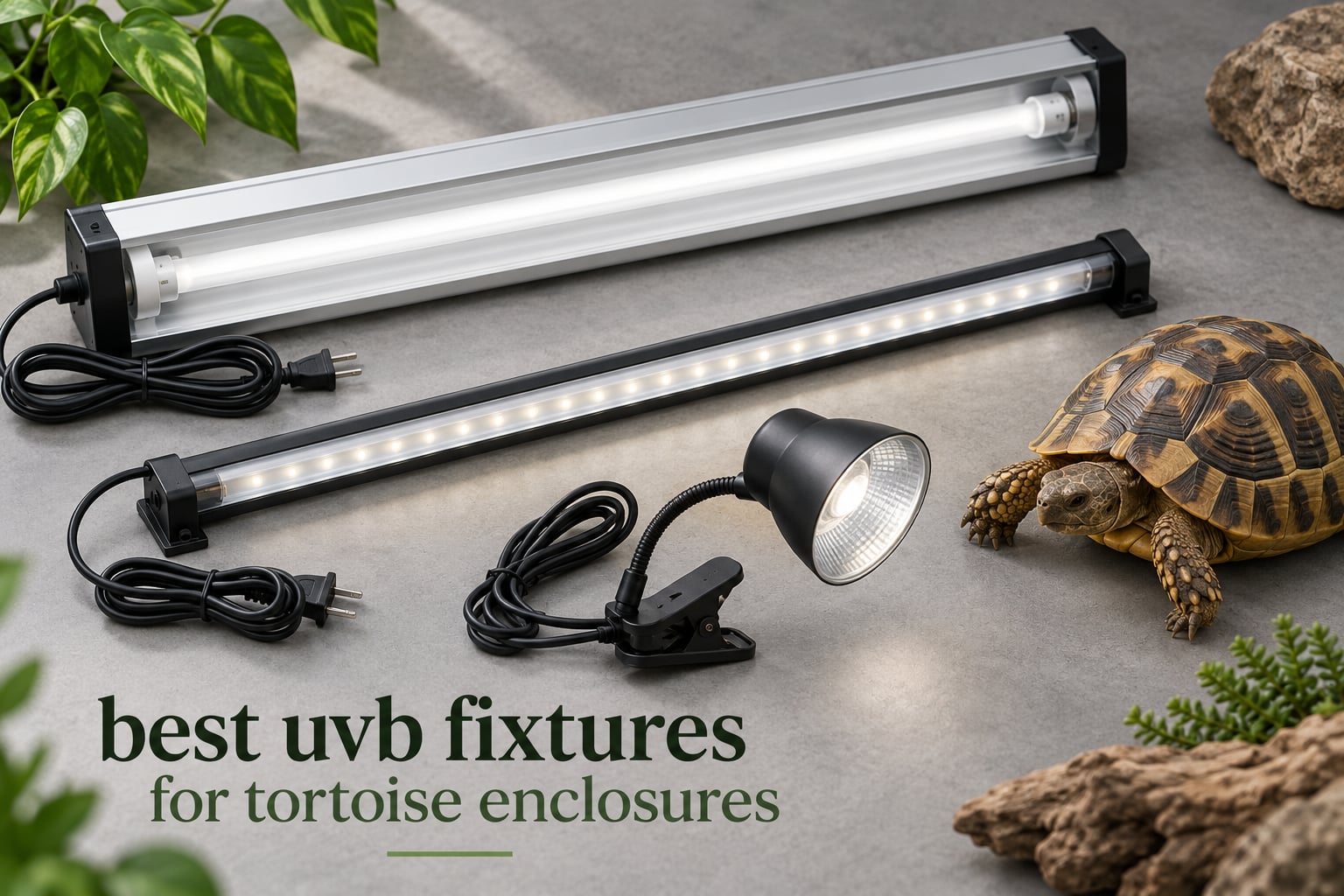 best uvb fixtures for tortoise enclosures