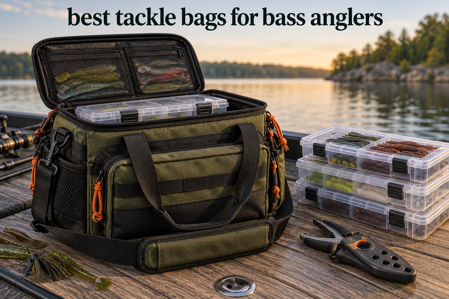 best tackle bags for bass anglers