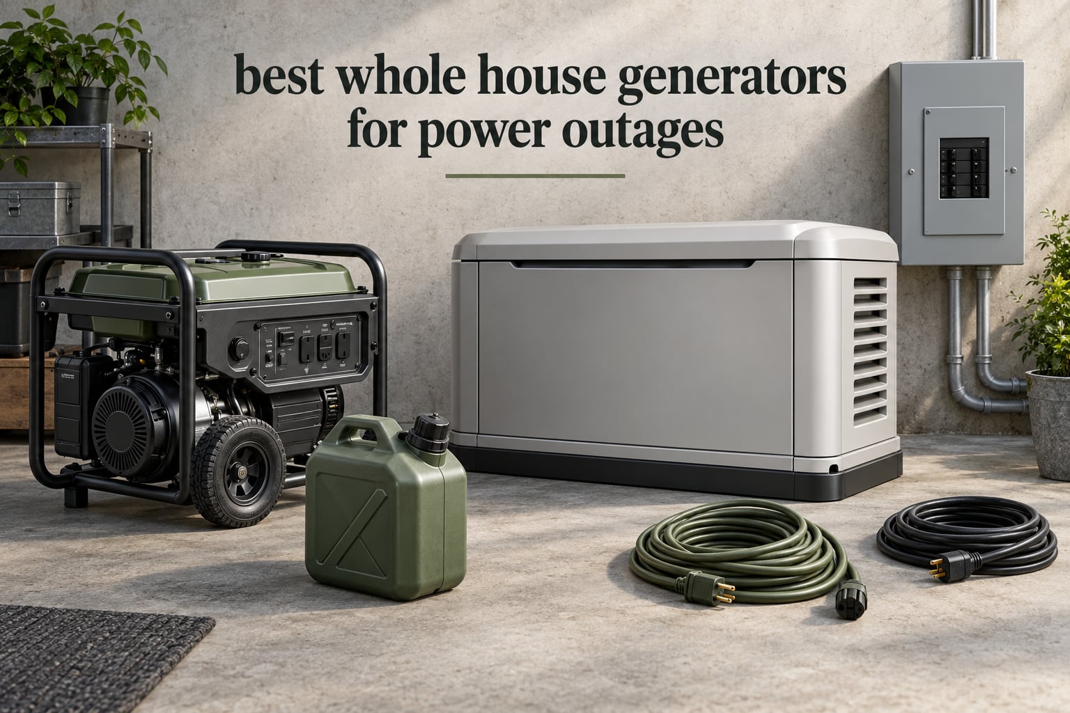 best whole house generators for power outages