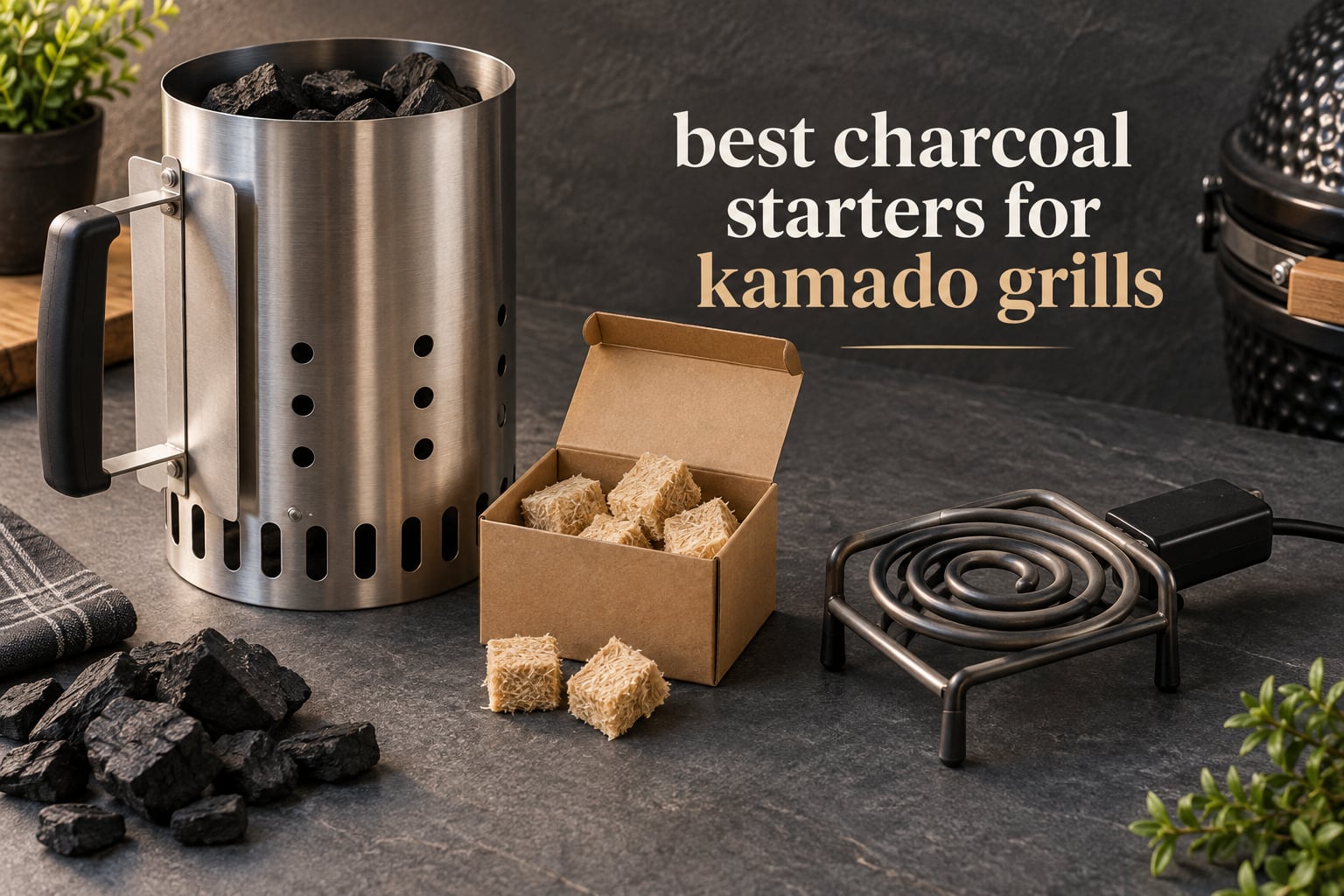 best charcoal starters for kamado grills