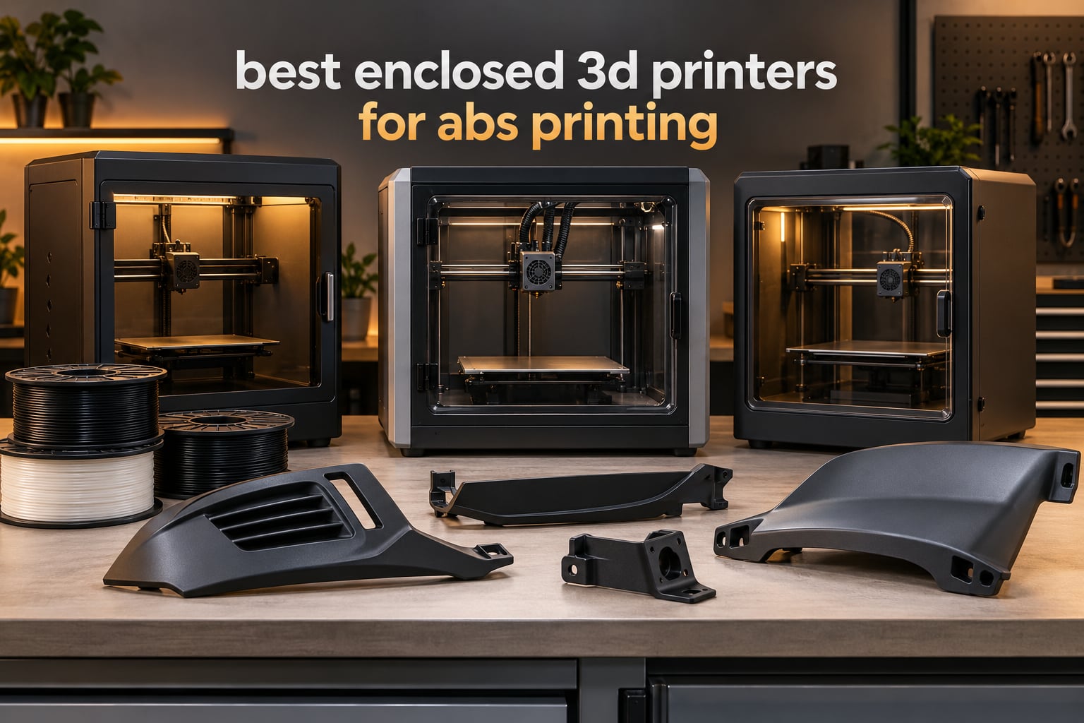 best enclosed 3d printers for abs printing