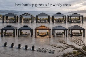 best hardtop gazebos for windy areas