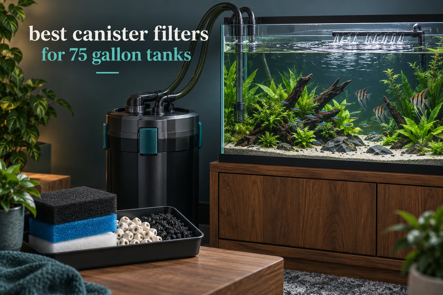 best canister filters for 75 gallon tanks
