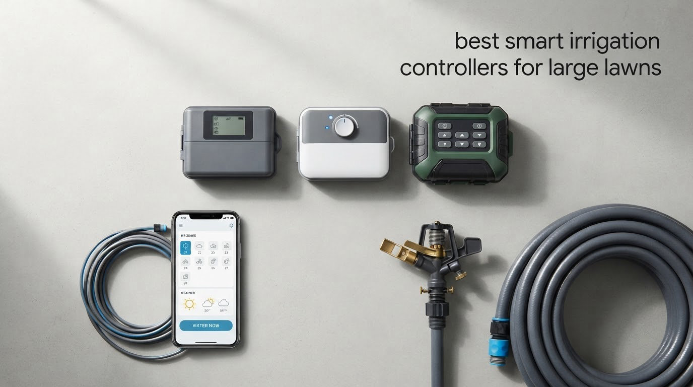 best smart irrigation controllers for large lawns