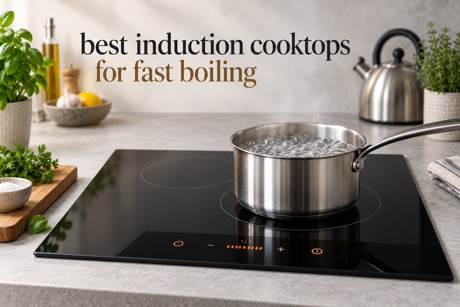best induction cooktops for fast boiling