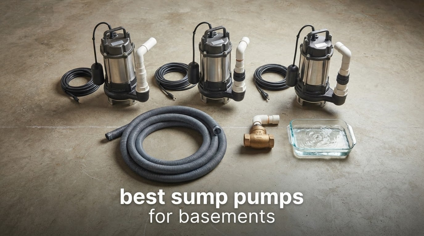 best sump pumps for basements