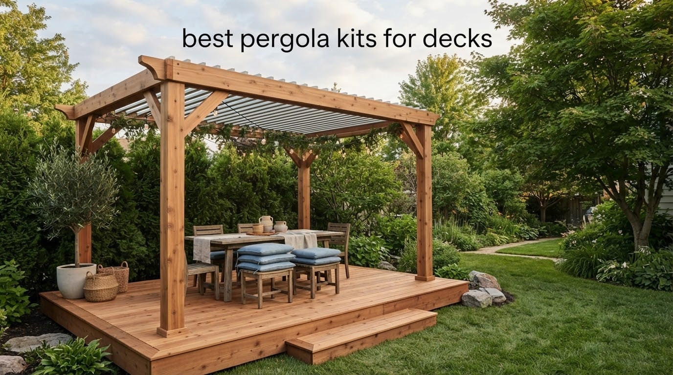 best pergola kits for decks