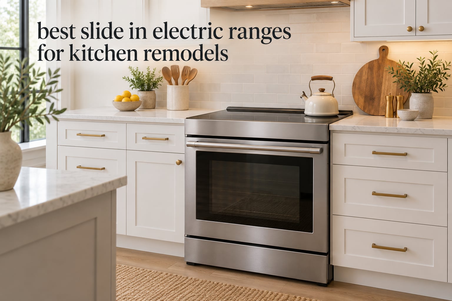 best slide in electric ranges for kitchen remodels